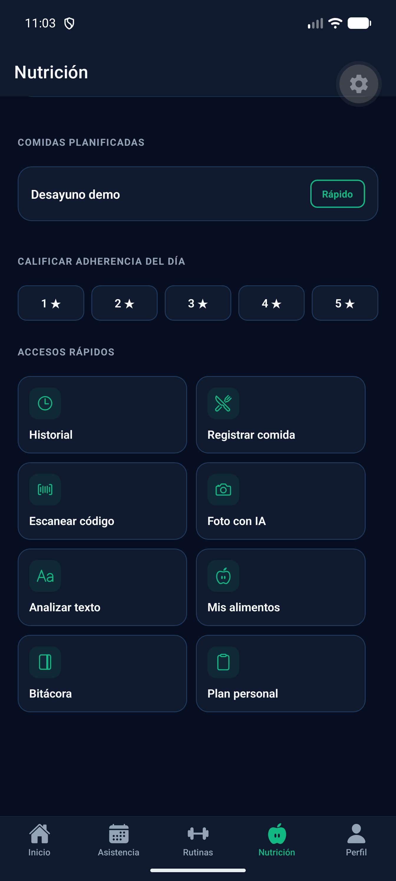 Nutrición diaria